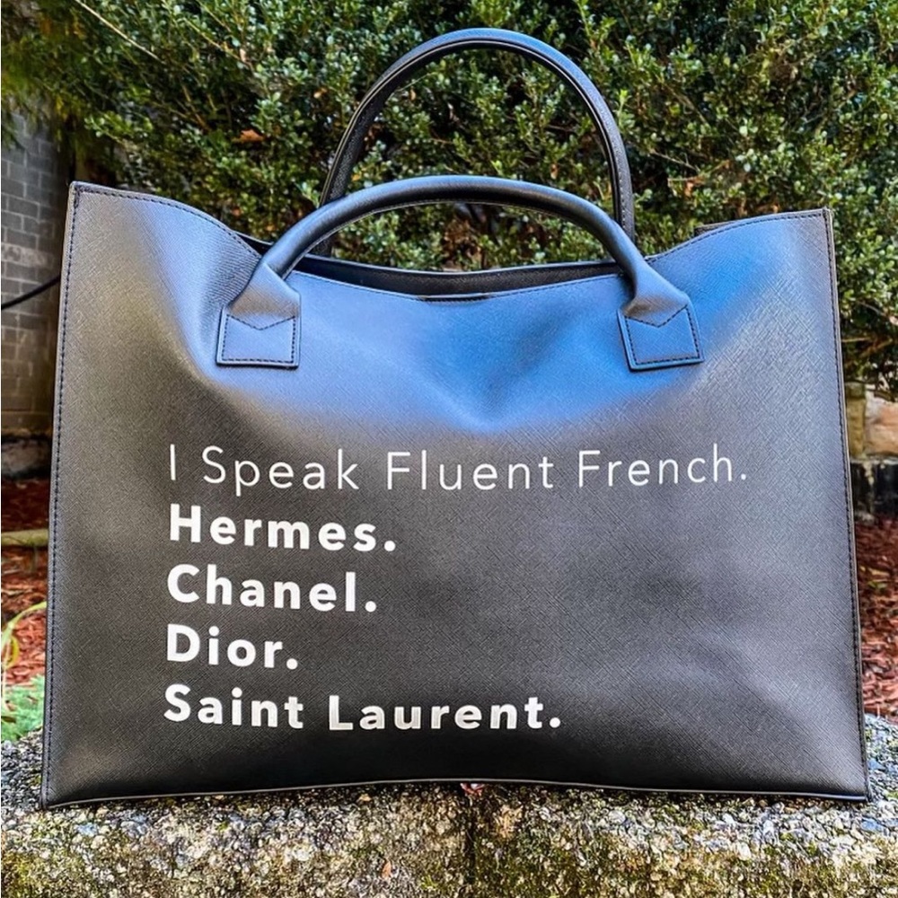 I Speak Fluent French Tote